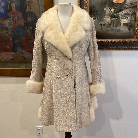 1960’s Penny Lane designer mink lamb coat - Picture 1 of 11